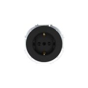 Розетка 1-м OSEN IP20 16А с защ. шторками ПБТ механизм черн. бархат LEZARD 743-4288-124B