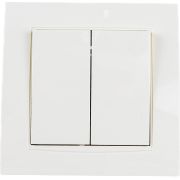 Выключатель 2-кл. СП Бриллиант 10А IP20 сл. кость UNIVersal 7948622