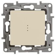 Переключатель 1-кл. СП Etika Plus 10А IP20 250В 10AX с подсветкой безвинтов. зажимы механизм сл. кость IEK 672315