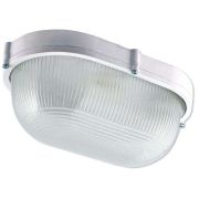 Светильник «Банник» 1201 НПП 03-100-017 1х100Вт E27 IP65 овал большой корпус бел. Элетех 1005500932