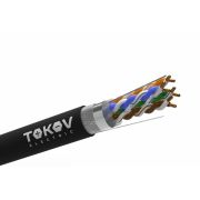 Кабель витая пара SF/UTP 4х2х24AWG (0.52мм) кат.5E PE TOKOV PRO Fluke tested (м) TOKOV ELECTRIC TKP-C05-SF/UTP-42-5E-305-OD