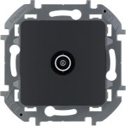 Розетка телевизионная оконечная TV Inspiria 10дБ 5-862мГц механизм антрацит IEK 673873