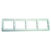 Рамка 4-м Mimoza горизонт. бел. Makel 22039