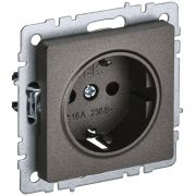 Розетка 1-м СП BRITE РС14-1-0-БрТБ 16А с заземл. защ. шторки механизм бронза IEK BR-R14-16-K45