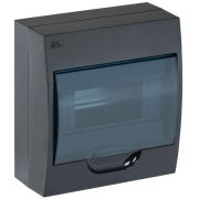 Корпус навесной ЩРН-П-8 Krepta 3 IP41 пластик. черн. IEK MKP12-N-08-41-K02